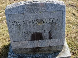 Ada May <I>Adams</I> Barbeau 