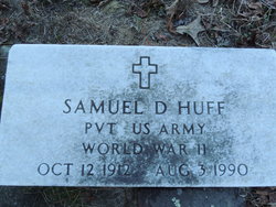 Pvt Samuel D Huff 