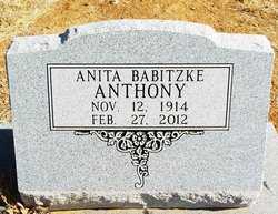 Anita B. <I>Babitzke</I> Anthony 