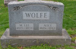 Alice <I>Wickline</I> Wolfe 