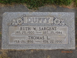 Ruth W. <I>Sargent</I> Duffy 