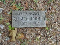 Bessie Frances <I>Allman</I> Harmon 