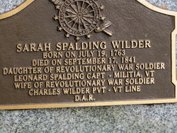 Sarah <I>Spaulding</I> Wilder 