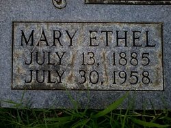 Mary Ethel <I>Barker</I> Engle 