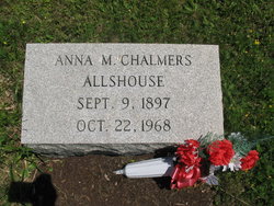 Anna M. <I>Chalmers</I> Allshouse 