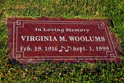 Virginia <I>Maxwell</I> Woolums 