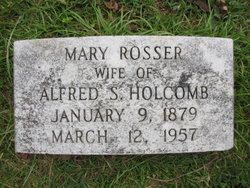 Mary <I>Rosser</I> Holcomb 