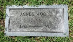 Agnes <I>Moore</I> Gunn 