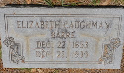 Elizabeth Amanda “Lizzie” <I>Caughman</I> Barre 