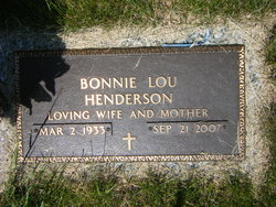 Bonnie Lou <I>Luce</I> Henderson 