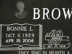 Bonnie Lou <I>Arney</I> Brown 