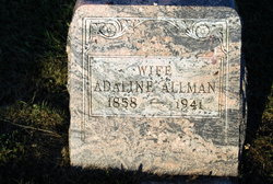 Adaline “Minnie” <I>Smith</I> Allman 