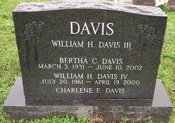 William H Davis III