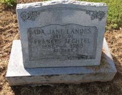 Ida Elizabeth Jane <I>Landes</I> Bechtel 