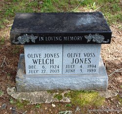 Olive <I>Voss</I> Jones 