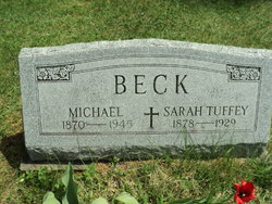 Sarah <I>Tuffey</I> Beck 