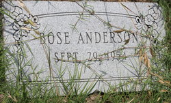 Ambrose “Bose” Anderson 