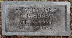 Amanda Jane <I>Spears</I> Humphrey 