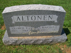 Martha E Altonen 