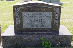 Carmon Winona Adams 