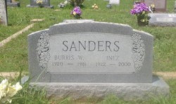 Burris W Sanders 