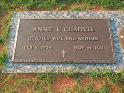 Annie Laura <I>Whisnant</I> Chappell 