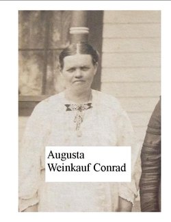 Augusta Wilma Caroline <I>Weinkauf</I> Conrad 