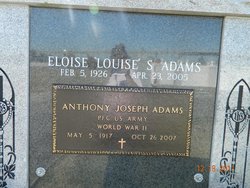 Eloise “Louise” <I>Savoie</I> Adams 