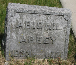 Abigail <I>Heald</I> Abbey 