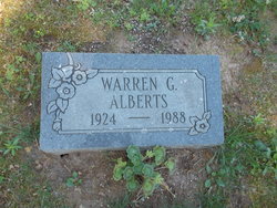 Warren G Alberts 