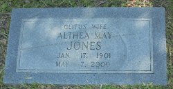 Althea May <I>Hodges</I> Jones 