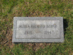Althea <I>Raymond</I> Bishop 
