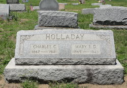 Mary E.D. <I>Baker</I> Holladay 