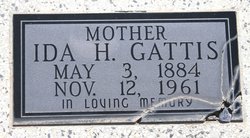 Ida Lee <I>Hutton</I> Gattis 