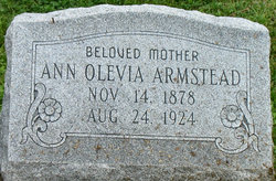 Ann Olevia <I>Boone</I> Armstead 
