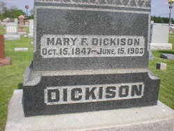 Mary Frances <I>Chambers</I> Dickison 
