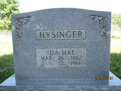 Ida Mae <I>Livesay</I> Hysinger 