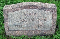 Lillian Thelma <I>Cook</I> Anderson 