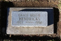 Grace Mertie <I>Rideout</I> Hendricks 