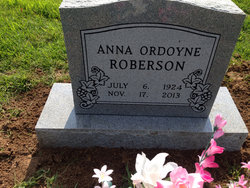 Anna <I>Ordoyne</I> Roberson 
