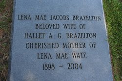 Lena Mae <I>Jacobs</I> Brazelton 
