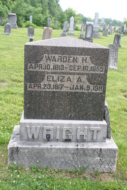 Eliza Ann <I>Glover</I> Wright 