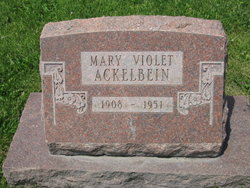 Mary Violet <I>Smith</I> Ackelbein 