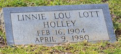 Linnie Lou <I>Lott</I> Holley 