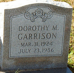 Dorothy M Garrison 