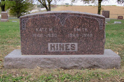 Kate M <I>Barton</I> Hines 
