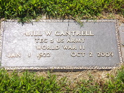 Bill W Cantrell 