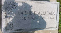 Carrie D Albarado 