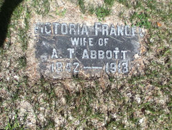 Victoria Frances “Fanny” <I>Cross</I> Abbott 