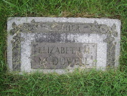 Elizabeth M <I>Capper</I> McDowell 